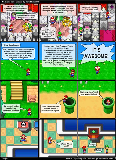 Mario and Sonic Comics Page 2 by MarioMario54321 on DeviantArt