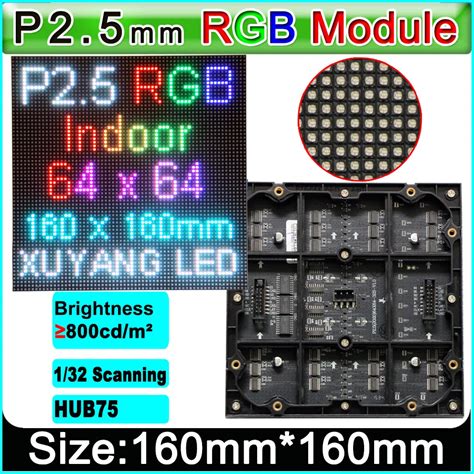 Aliexpress.com : Buy P2.5 Indoor full color LED display module,SMD 3in1 RGB LED Displays HD ...