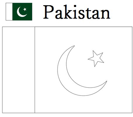 Geography Blog: Pakistan Flag Coloring Page