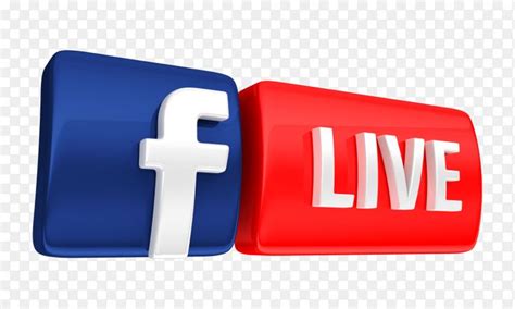 3D Facebook Live Icon Transparent PNG