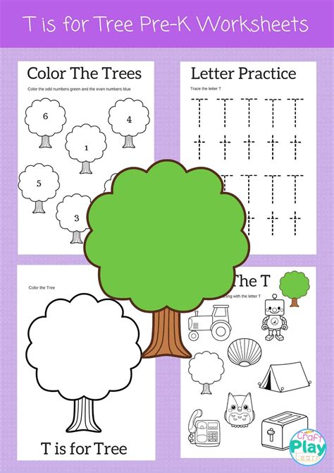 Printable Letter T Activities