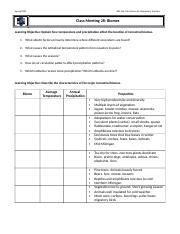 Exploring Terrestrial Biomes: Temperature, Precipitation, and | Course Hero