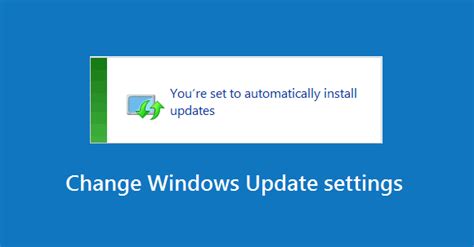 How to Change Windows Update Settings in Windows 10