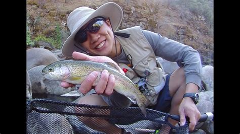 HIS FIRST TROUT! Yosemite | Merced River Fly Fishing with Jeremy S. - YouTube