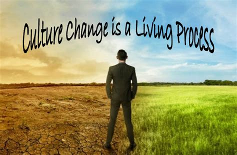 Real World Improvement: Culture Change is a "Living Process." | Management consulting