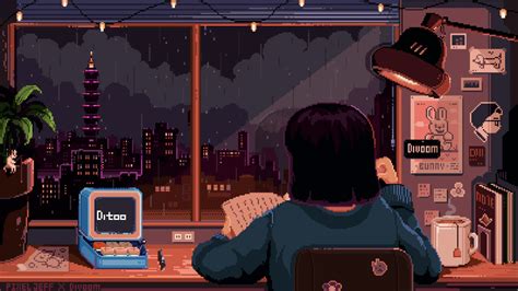 Pixel Art study desk by Pixel Jeff : r/wallpaperengine