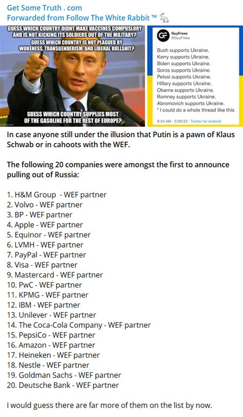 Who are the World Economic Forum Partners? - Get Some Truth