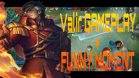 VALIR GAMEPLAY+FUNNY MOMENT | By ꧁Պṳтḙ√꧂| MOBILE LEGENDS - YouTube