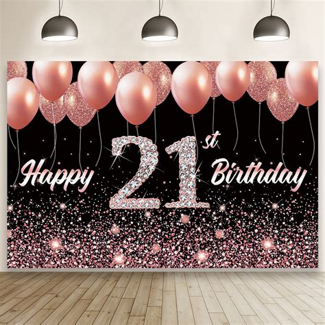 21st Birthday Banner Ideas