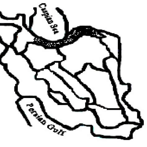 Schematic view of Caspian Sea coastal basins, Iran. | Download ...