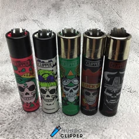 CLIPPER LIGHTERS SKULL - MADE IN SPAIN