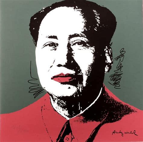 Andy Warhol Portrait Mao Zedong Lithograph