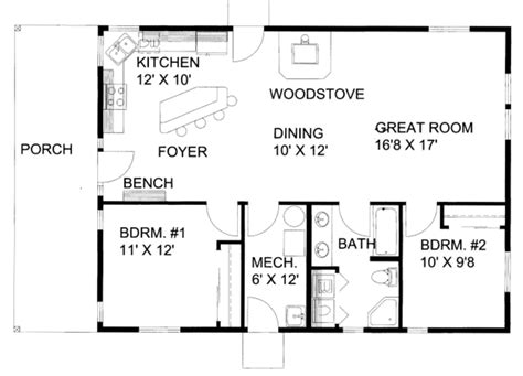 1200Sft Floor Plan - floorplans.click