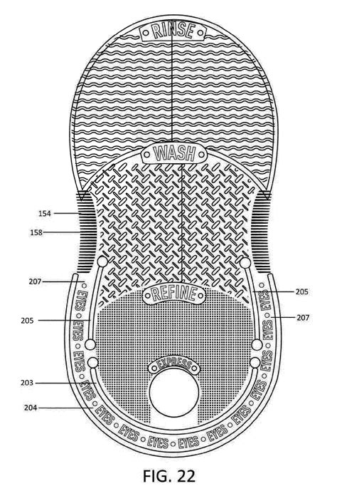 Mat device for cleaning cosmetic brushes - Patent 3009032