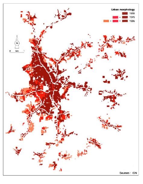 Urban sprawl modelling: A methodological approach