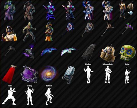 Fortnite 6.20 Cosmetics - Fortnite Day of the Dead and Halloween Skins ...