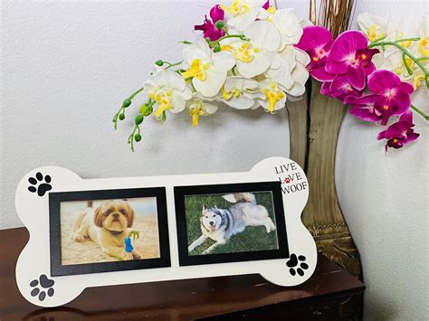 3MAZINGS Dog Collage Picture Frame 4x6 Pet Photo Frames White - Etsy