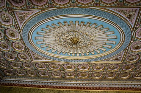 The Drawing Room Ceiling in Osterley House | Sunburst Ceilin… | Flickr