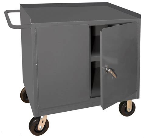 DURHAM MFG, 42 in x 24 in, Steel, Mobile Cabinet Workbench - 1TGL5|3100 ...