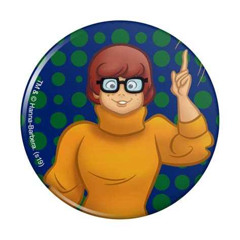 Scooby Doo Velma Character Pinback Button Pin - Walmart.com