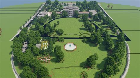 White House 1:1 Recreation with Full Interior! Minecraft Map