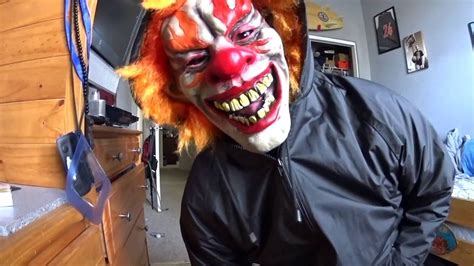 Hilarious clown prank on son - YouTube