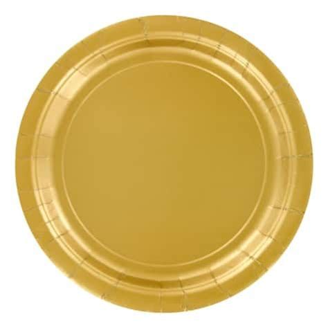 Dollar Tree Paper Plates (20) | Paper plates party, Metallic paper, Party plates