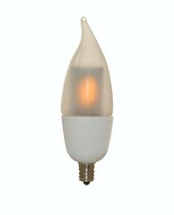 LED Candelabra Bulb with Animated Flicker Flame Technology – EarthLED.com