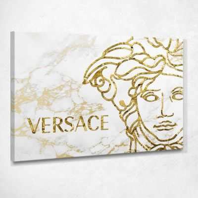 Versace medusa gold marble modern modern art