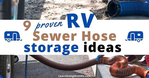 9 proven Ways to Store your RV Sewer Hose [2024] - Learn Along with Me