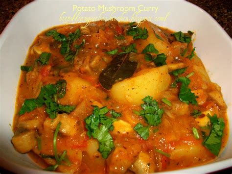 Spicy Treats: Potato Mushroom Curry