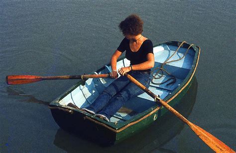 Woman in a Rowboat Painting by Anthony Dalton - Fine Art America