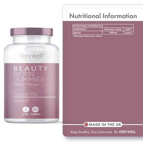 Biotin Gummies - Verywell Health