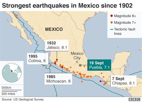 Mexico quake: A visual guide - BBC News