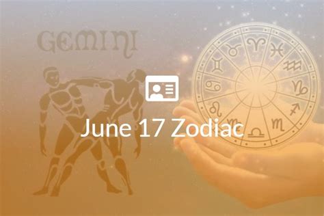 June 17 Zodiac Sign Full Horoscope And Personality