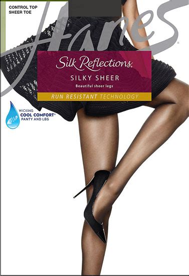 Hanes Silk Reflections Perfect Comfort Flex Pantyhose