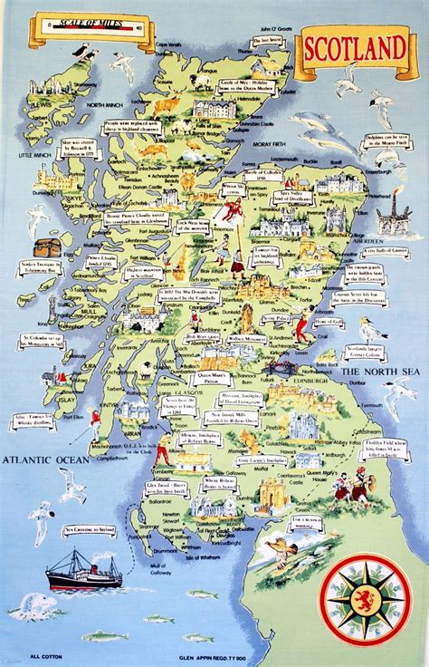 Printable Tourist Map Of Scotland