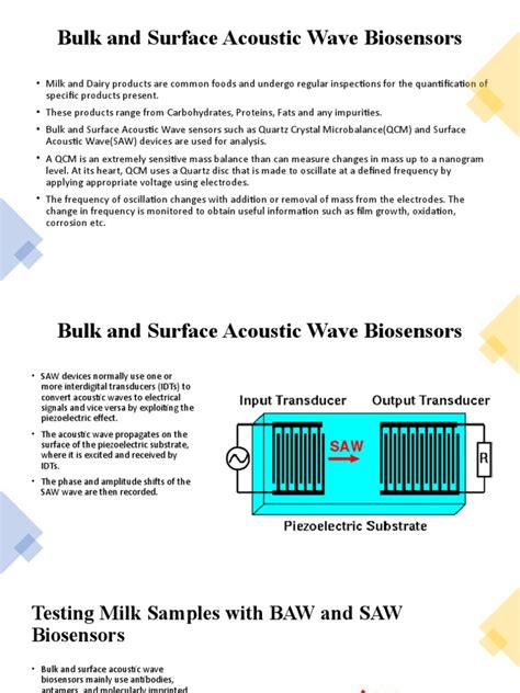 Acoustic Sensors | PDF | Biosensor | Physical Sciences