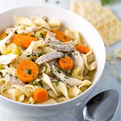 Easy Slow Cooker Chicken Noodle Soup Recipe | Jessica Gavin