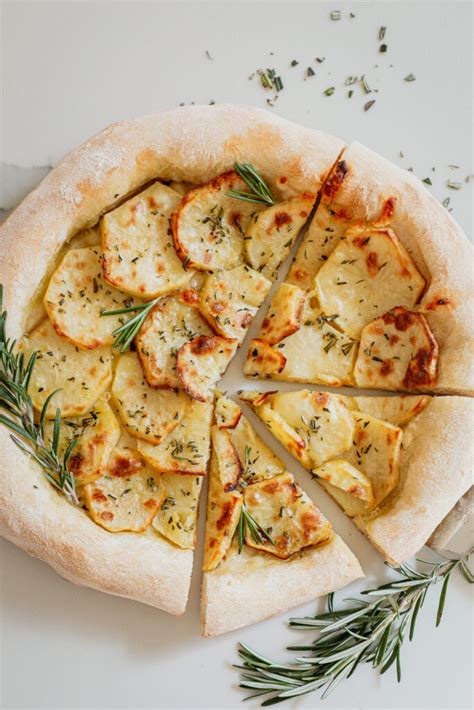 Potato and Rosemary Pizza - Elle & Pear