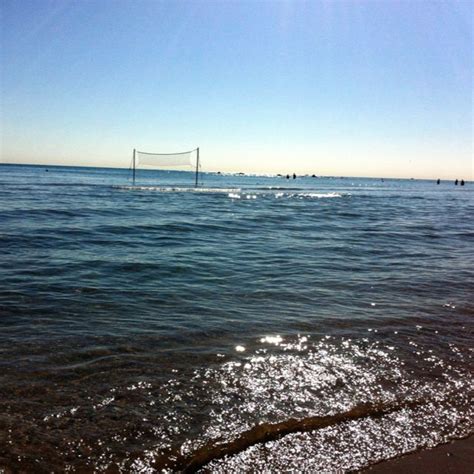 Pesaro Beach early in the morning.