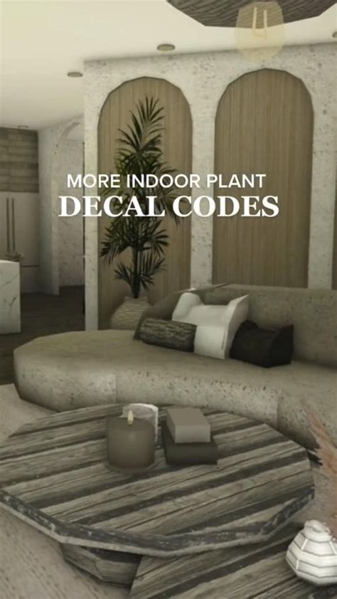 Bloxburg Plant Decal Codes | Diy house plans, House decorating ideas apartments, Design your ...