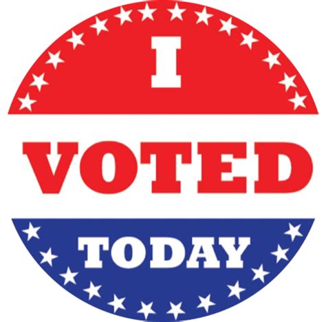 Download Vote Sticker - Free I Voted Sticker PNG Image with No Background - PNGkey.com