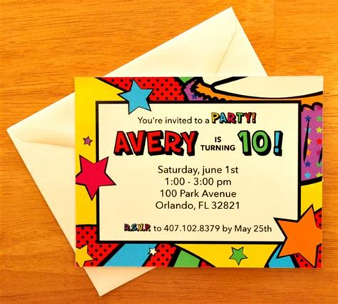 30 More Modern Birthday Invitation Card Designs - Jayce-o-Yesta