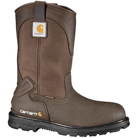 Men's Carhartt® 11" Waterproof Steel Toe Mud Wellington Work Boots ...