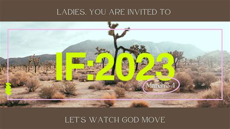 Women’s IF:GATHERING 2023 — Pathways Church