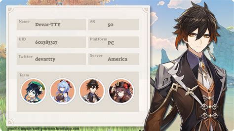 Genshin Impact Card Generator: Show Off Your Team With This New App