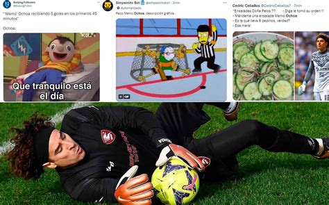 MEMES despedazan a Memo Ochoa; 8 goles y 'coladera'| Mediotiempo