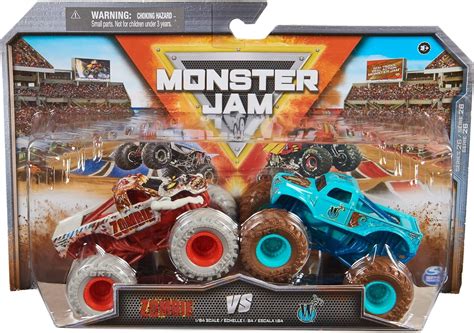 Amazon.com: Monster Jam 2023 Official 1:64 Scale Diecast Truck 2-Pack ...