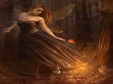 Fall Fairies Desktop Wallpaper - WallpaperSafari